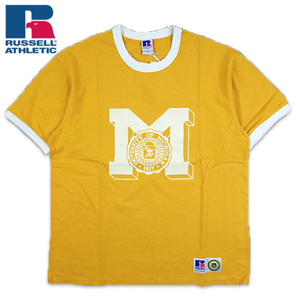 ラッセル Tシャツ メンズ レディース リンガー Russel Athletic