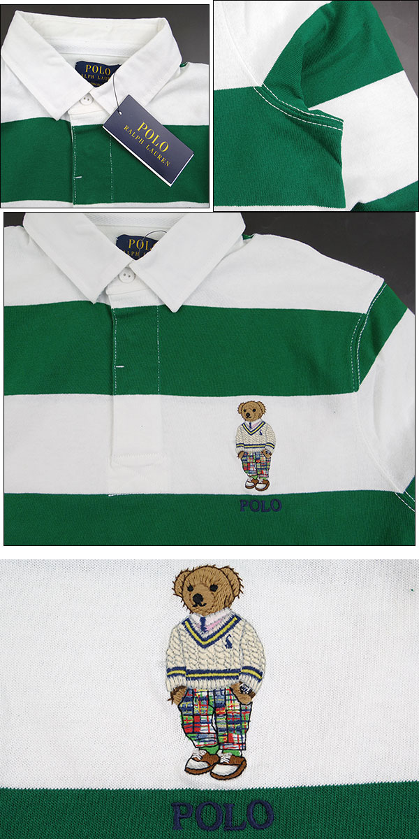 ラルフローレン ラガーシャツ メンズ ポロベア POLO BEAR ボーダー