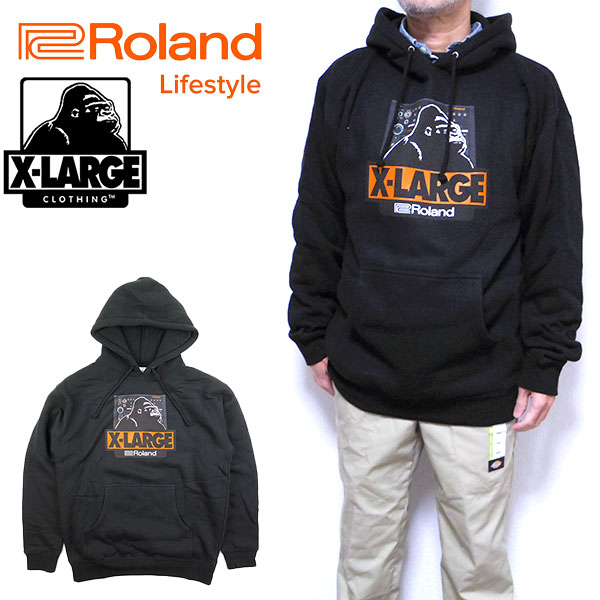 エクストララージ パーカー X-LARGE Roland HOODIE O.G ロゴ 裏起毛 フーデ...