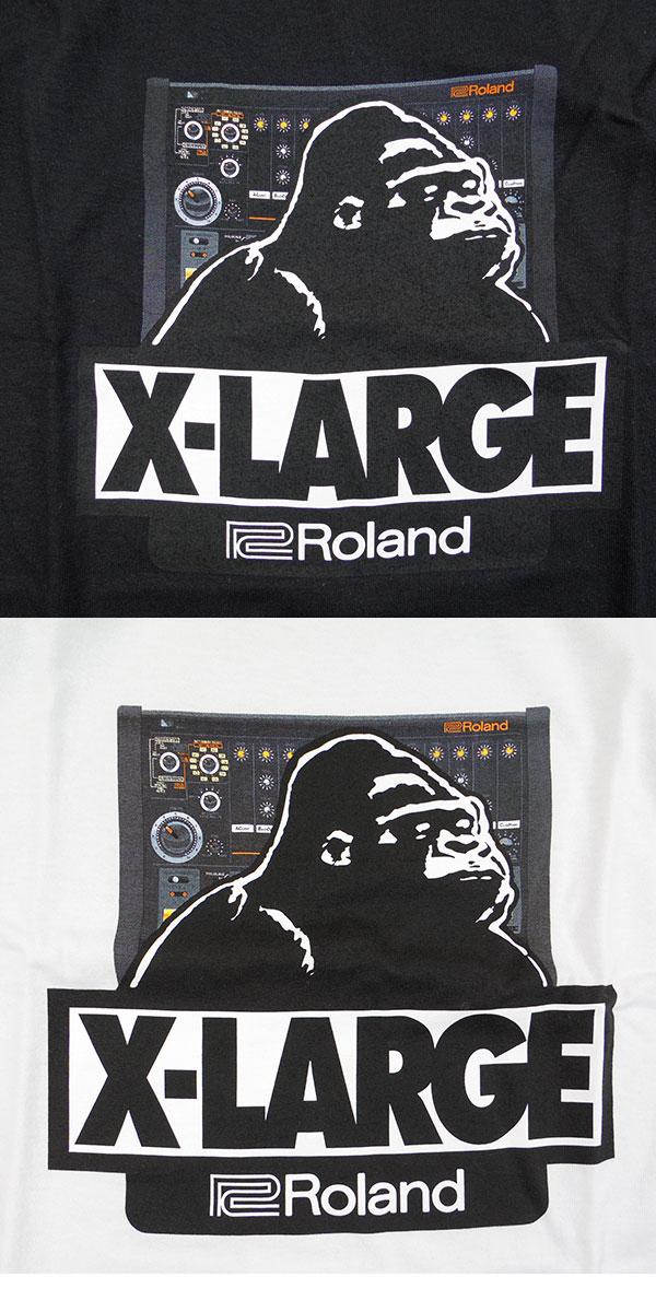 エクストララージ tシャツ 半袖 X-LARGE ローランド Roland O.G ロゴ RL23W003｜reason｜09