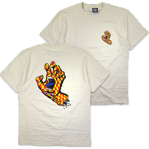 サンタクルーズ SANTA CRUZ Tシャツ 半袖 メンズ ARCH CHECK HAND スクリーミングハンド ブランド 春夏｜reason｜02