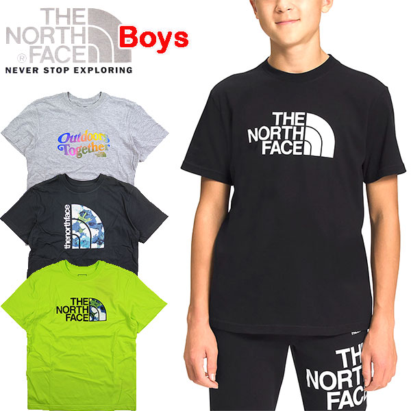 ノースフェイス キッズ tシャツ 半袖 usa THE NORTH FACE BOYS GRAPHI...