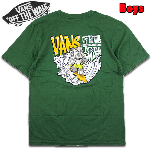 バンズ キッズ Tシャツ ボーイズ VANS BOYS RHINO SURF TEE ブランド ロゴ...