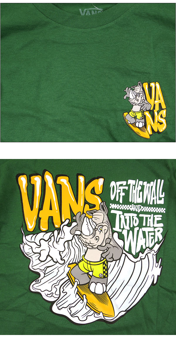 バンズ キッズ Tシャツ 半袖 ボーイズ VANS BOYS RHINO SURF TEE ブランド ロゴ 2023 春夏新作｜reason｜07