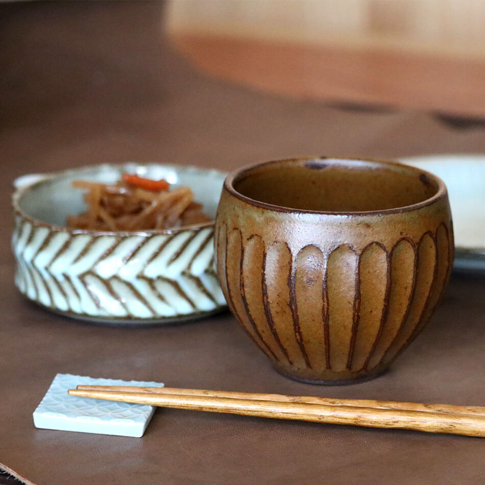 箸置き 小代焼小 鉢 小代本谷ちひろ窯 陶器 食器 作家 おしゃれ 器