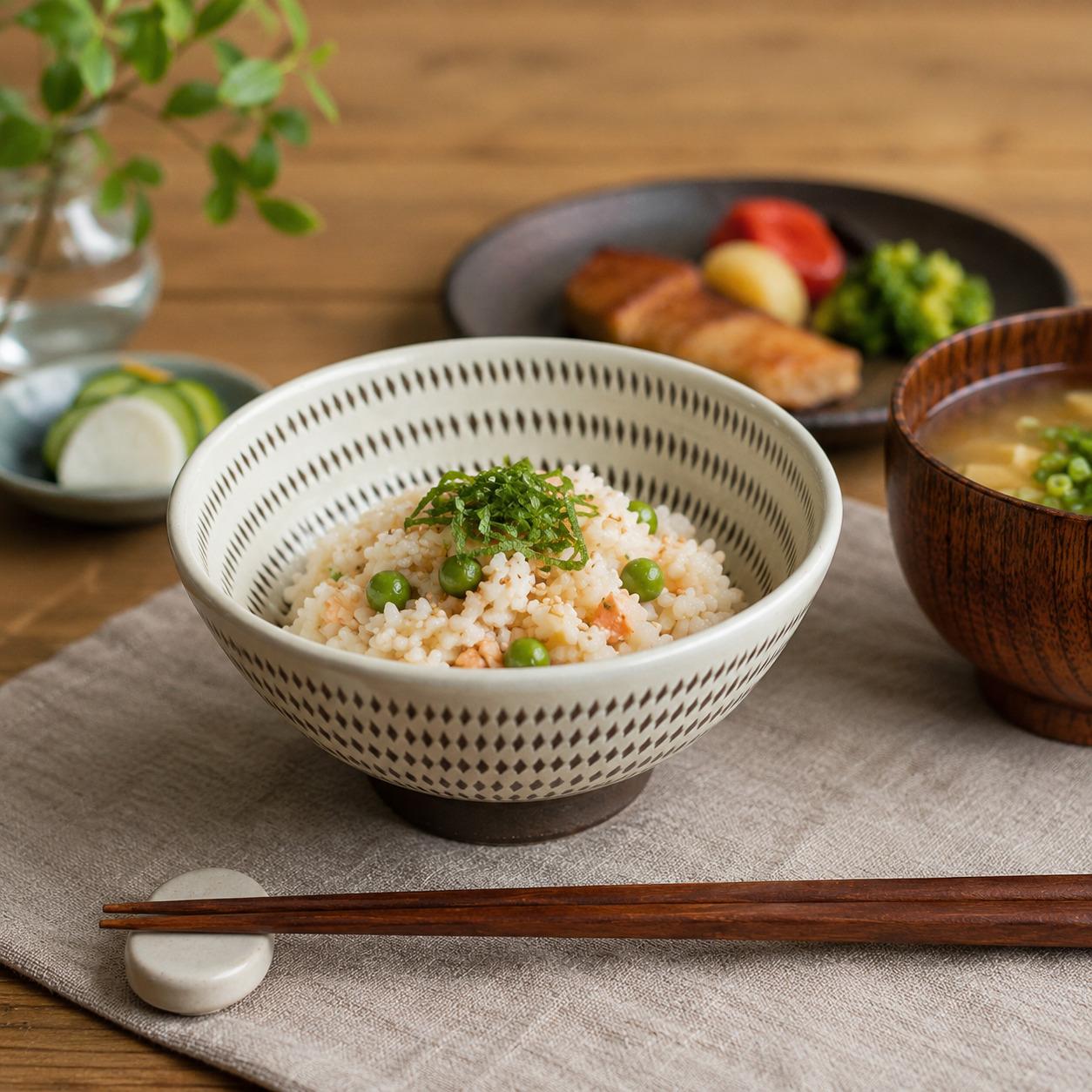 小石原焼 飯椀 小石原焼 小石原焼き 飯椀 茶碗 飛鉋 直径約12cm 柳瀬本窯元 陶器 器