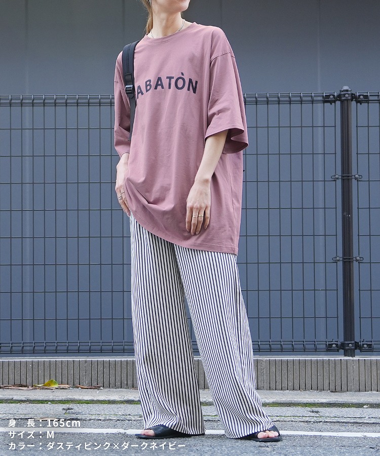 reca（レカ） ロゴプリントビッグTシャツ bel-bs-259 レディース