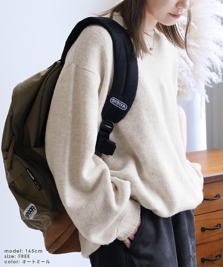 reca（レカ） ビッグシルエット天竺ニットプルオーバー bel-bt-720