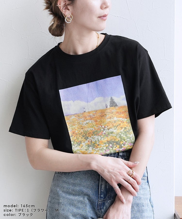 選べる3デザイン転写プリントアソートTシャツ bel-y-29512・bel
