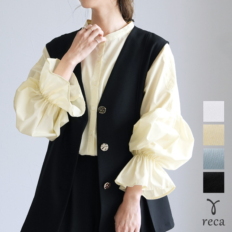 reca（レカ） キャンディ袖シャツ dec-co-1132 レディース 2026年春