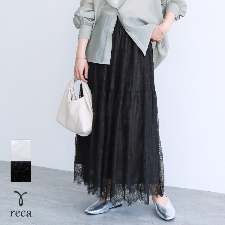 reca（レカ） 切り替えデザインレーススカート p263588 レディース