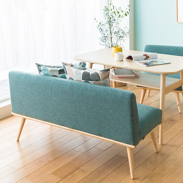 puri/ブラウン/ブルー/リトルプレス/開梱設置付（大川）｜家具