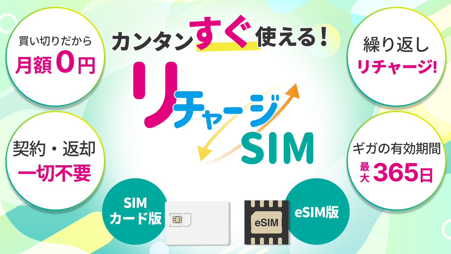 ギガ付きSIM