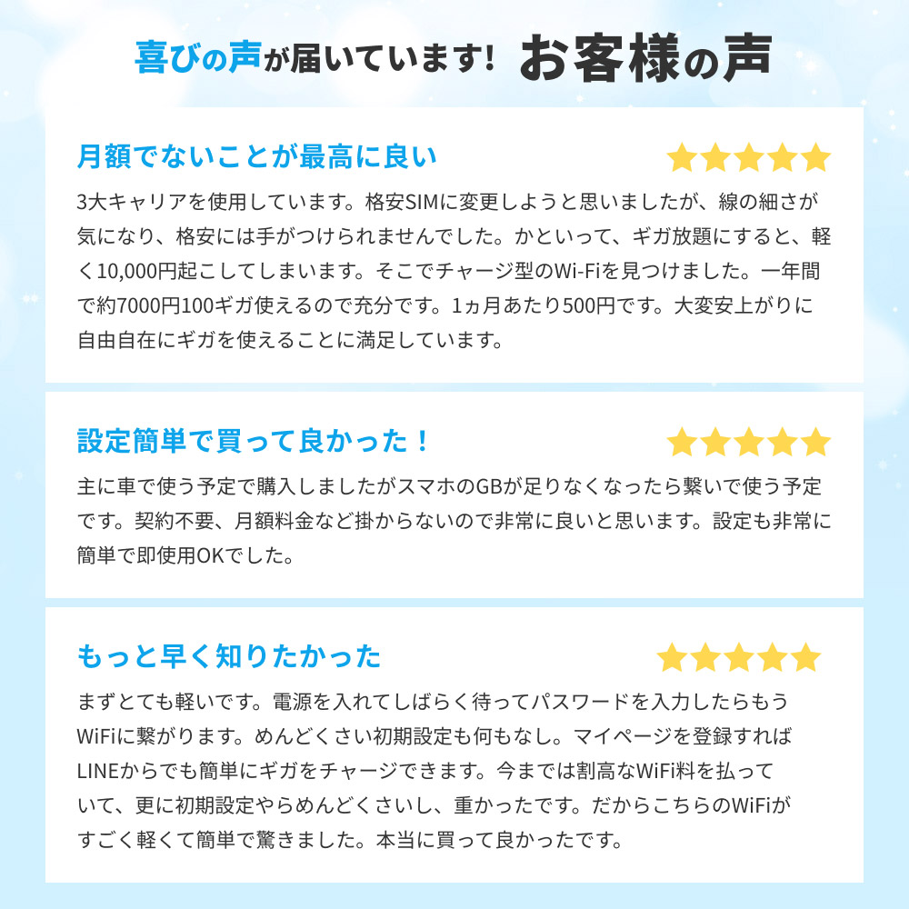 【リチャージWiFi】10%OFFセール 落下破損、水没でも安心！2年保証付き 日本100ギガ+世界3ギガ付きモバイルルーター 契約不要な買い切り型 追加ギガ機能付き | リチャージWiFi | 13