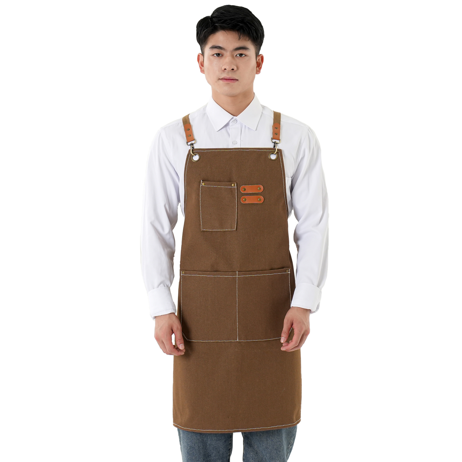 エプロン デニムエプロン メンズ レディース おしゃれ ループタイプ
