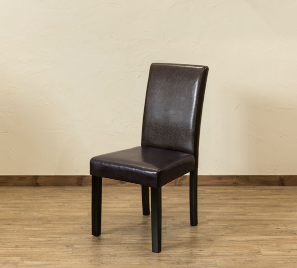 アウトレット品〕 PUダイニングチェア/食卓椅子 〔同色2脚入り