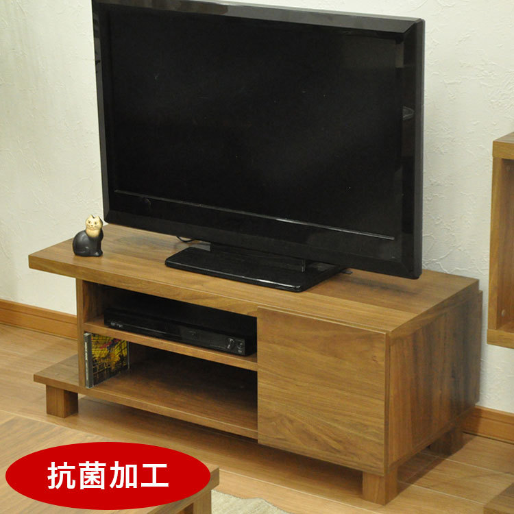 ロスタ テレビボード 幅90 ローボード テレビ台 テレビラック 木目