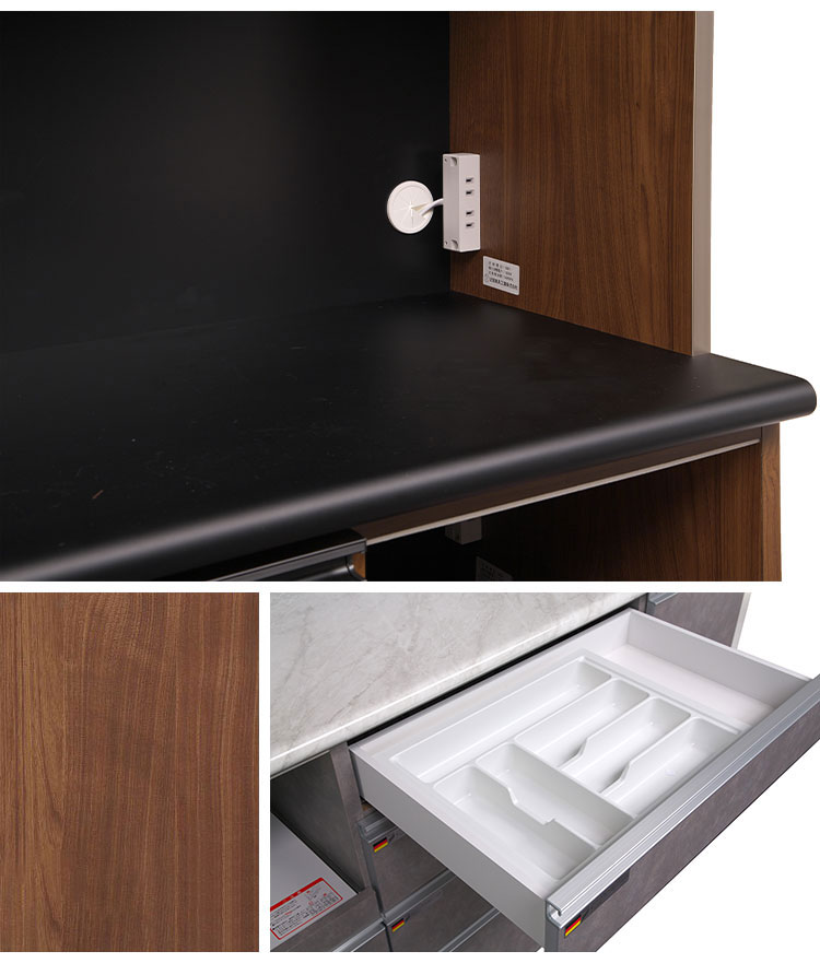 食器棚 キッチンボード 幅120 奥行48 高さ198 完成品 国産 モイス加工