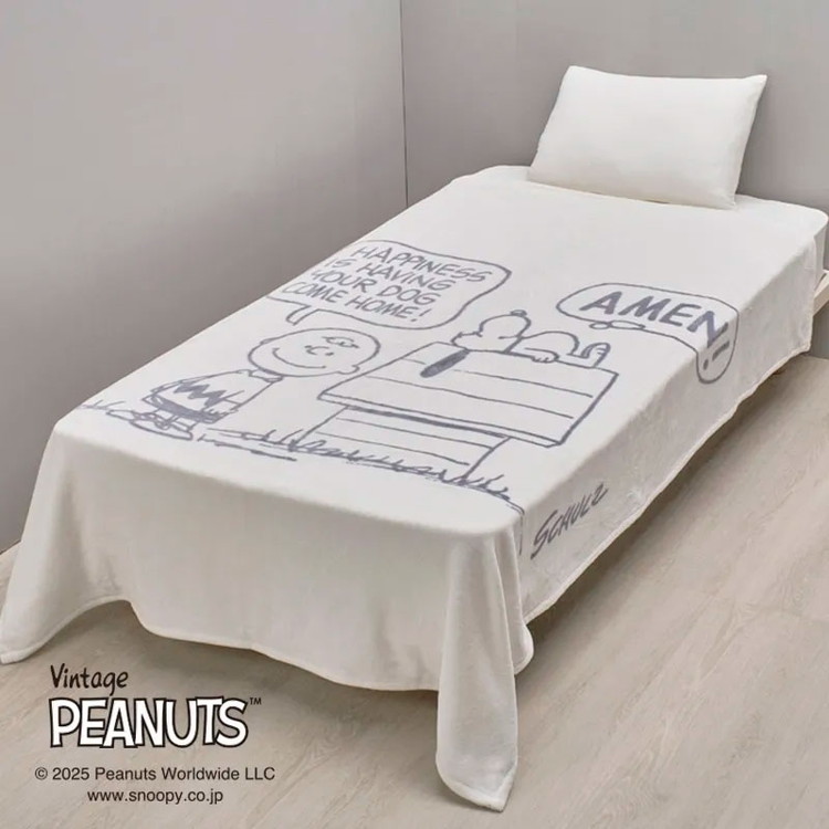 西川　PEANUTS スヌーピー　今治タオルケット 140x190cm 西川（nishikawa） スヌーピー タオルケット シングル 夏用 日本製