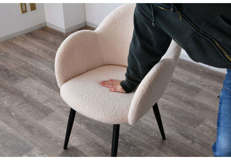 9*6様 ♡A&B  折り畳み式アイアン Gold ダイニングChair ダイニングチェア 単品 おしゃれ カワイイ 椅子 アイアン脚 チェア