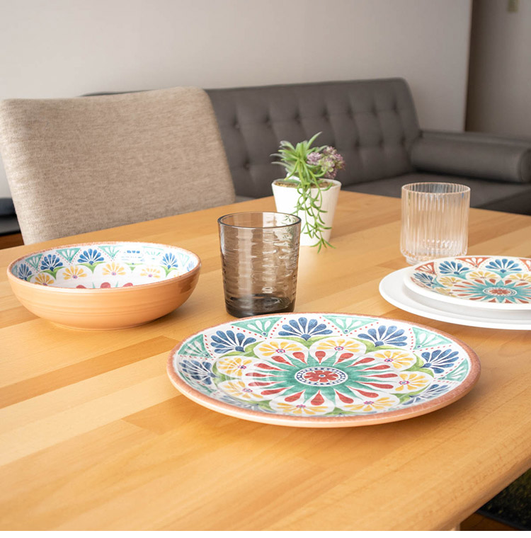 デザートリオ 12点セット メラミン食器 割れにくい おしゃれ 食洗機