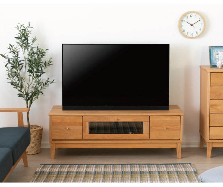 一生紀 テレビ台 幅120 FORTO 完成品 フォルト アルダー無垢材 テレビ