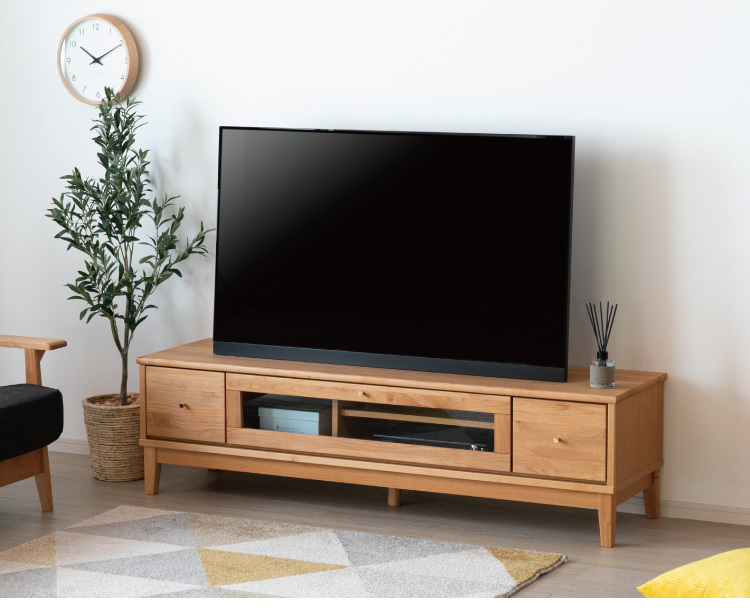 一生紀 テレビ台 幅150 FORTO 完成品 フォルト アルダー無垢材 テレビ 