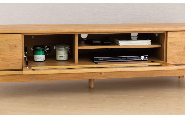 一生紀 テレビ台 幅150 FORTO 完成品 フォルト アルダー無垢材 テレビ