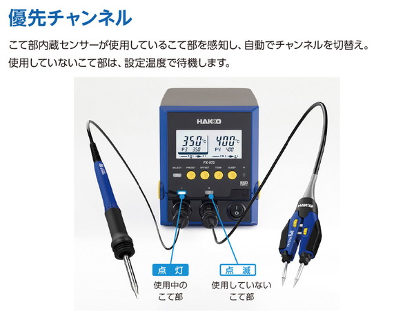 HAKKO 白光 はんだこてステーションセット FX972-81 代引不可