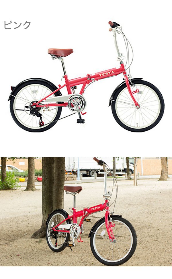 TESTA 折りたたみ自転車 20インチ シマノ製6段ギア 代引不可 TESTA 折りたたみ自転車 20インチ シマノ製6段ギア 代引不可