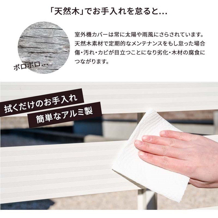 室外機カバー 室外機 アルミ製 エアコンカバー クーラーカバー sサイズ MINT（家具、インテリア） 室外機カバー 室外機 アルミ製