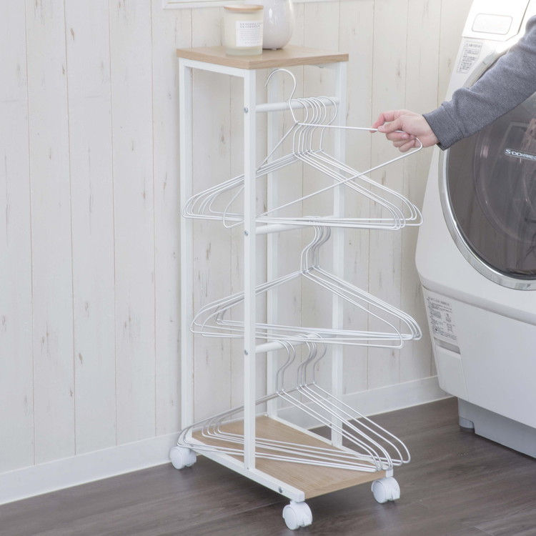 ハンガーラック キャスター付き チェスト ワードローブ 衣類 収納洋服