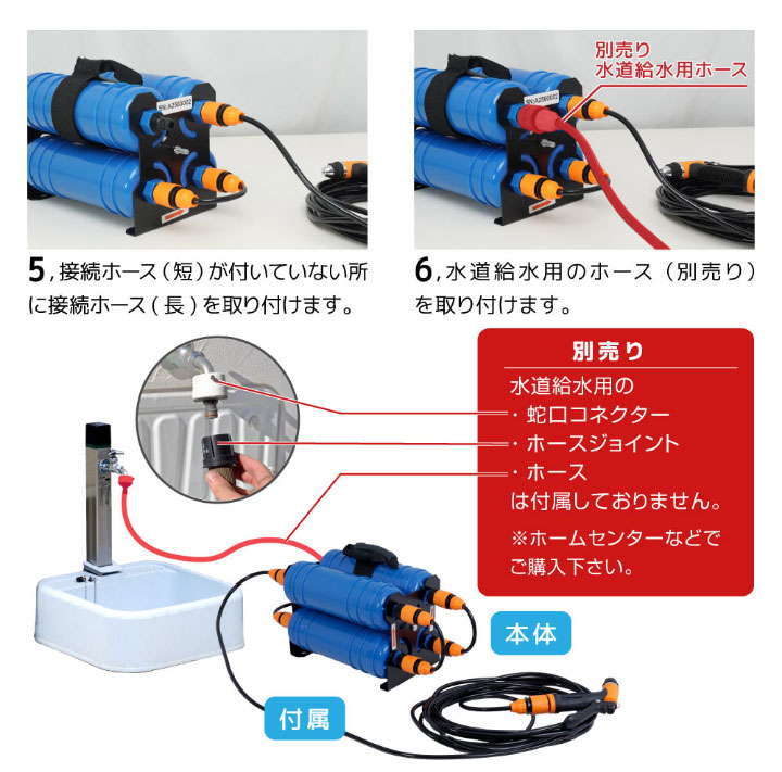 水シミ ZERO 純水器 洗車 水道に取り付けるだけで純水になる純水器