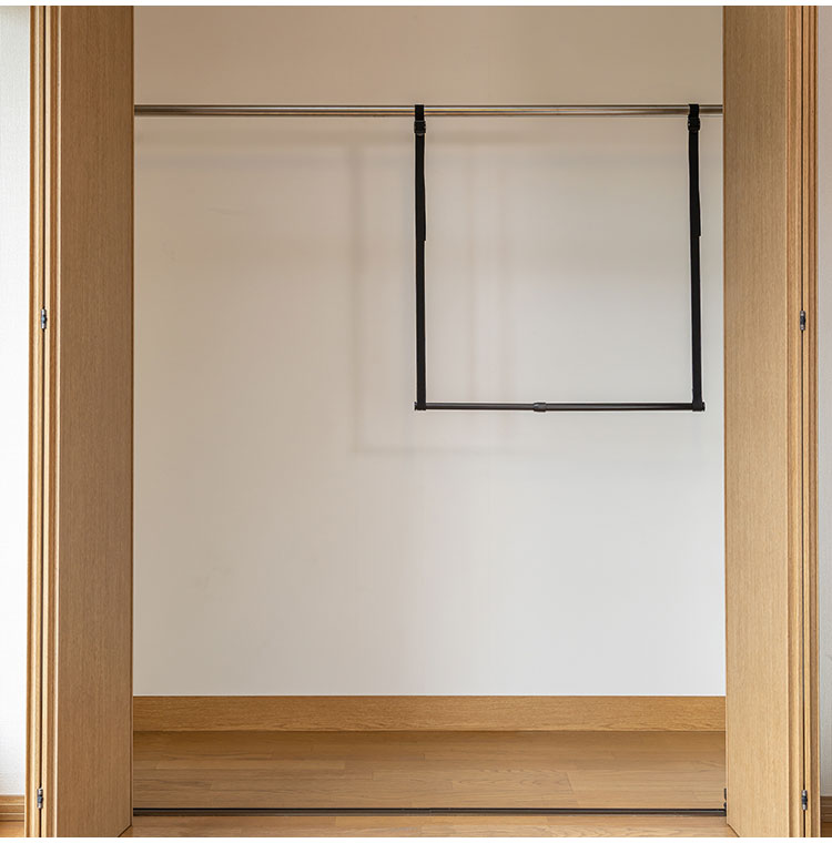 セキスイ 吊下げハンガー 伸縮ポール46~80cm TH-1BK 積水樹脂 吊り下げ