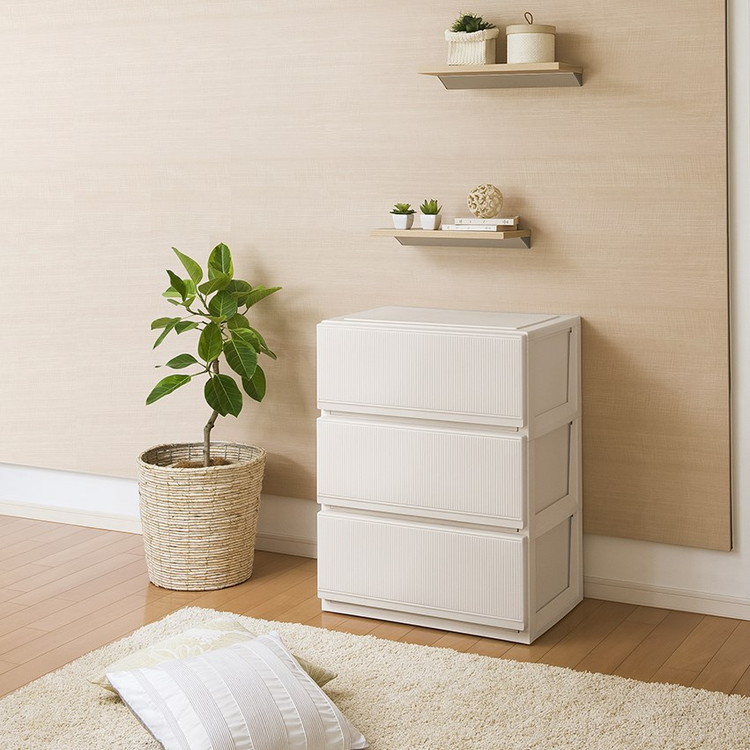 天馬 プロフィックス スタイルケース 6503深型 ホワイト 衣類収納 収納