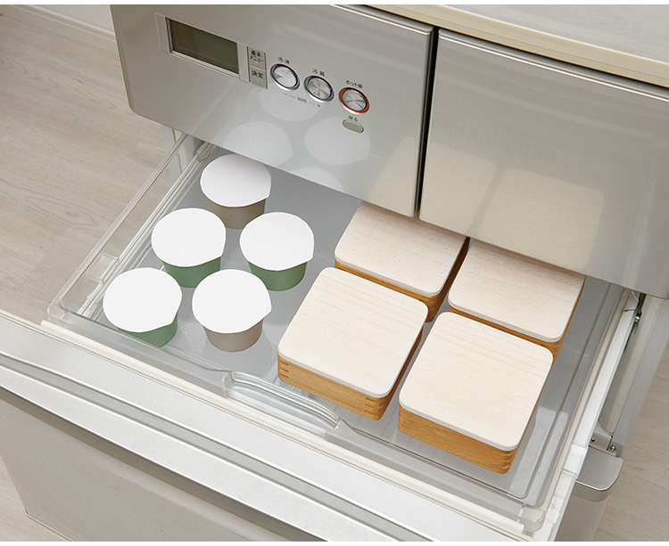 kirisai 日本製 桐のレンジでごはん鉢 冷凍ごはん容器 電子レンジ対応