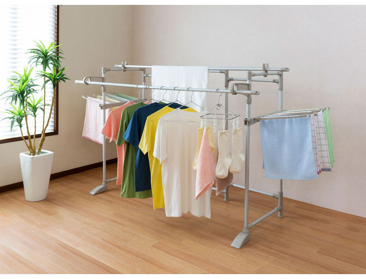 セキスイ 軽量アルミ製 多機能物干し台 ほすおー AHD-60LG 物干し台