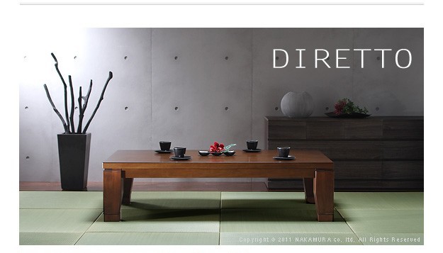 モダンリビングこたつ ディレット 180×100cm こたつ テーブル 長方形