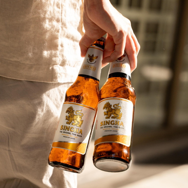 シンハー 瓶 330ml ラッピング付 SINGHA ビール 輸入ビール 1本