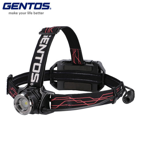 GENTOS ジェントス Gシリーズ ハイブリッド式LEDヘッドライト 200RG GH200RG 代引不可