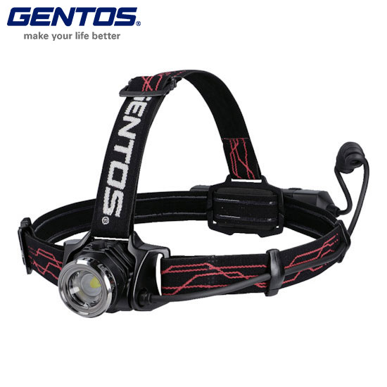GENTOS - ジェントス　GENTOS GH-118 ハイブリッド式 LEDヘッドライト GENTOS ジェントス Gシリーズ 充電式LEDヘッドライト118RG