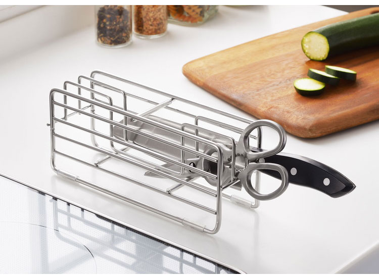 ヨシカワ 日本製 燕三条 Hi 横置き包丁スタンド ナイフスタンド 包丁