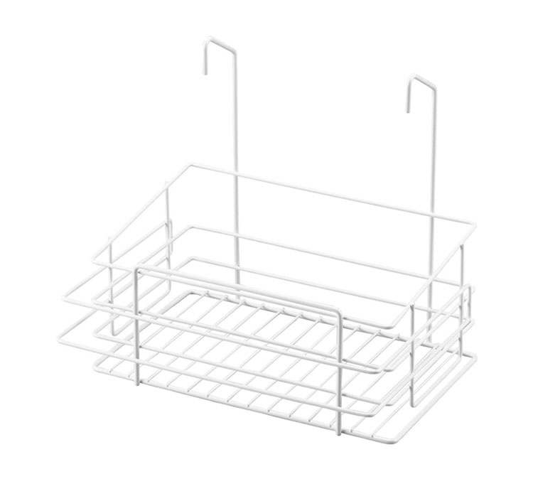 日本製 燕三条 抗菌お風呂バスケット 抗菌ステンレス製 ホワイト 白