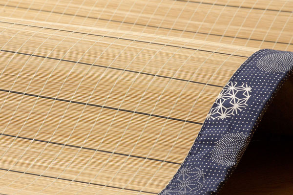 しいサステ 竹カーペット 細ヒゴ使用 『DX島津』 ブルー 180×180cm（中材:ウレタン） リコメン堂 - 通販 - PayPayモール サイズです