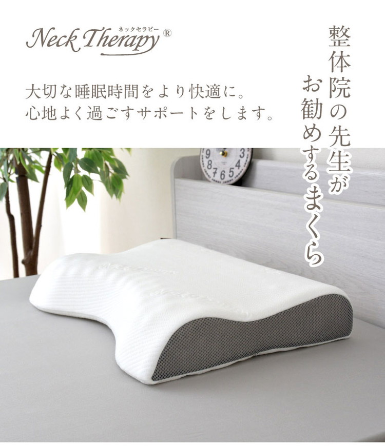 枕 整体師が勧める 点で支える枕 37×50cm 小さめ もっちり 低反発