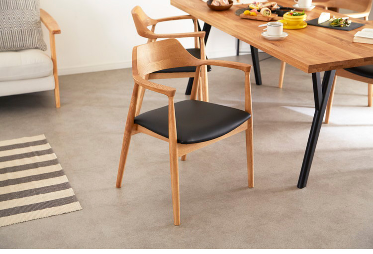 ダイニングセット 4人掛け 5点セット 幅135 オーク無垢材 ダイニング