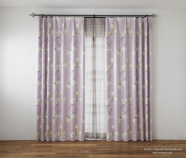 カーテン 日本製 スヌーピー SNOOPY Magnolia Park マグノリアパーク