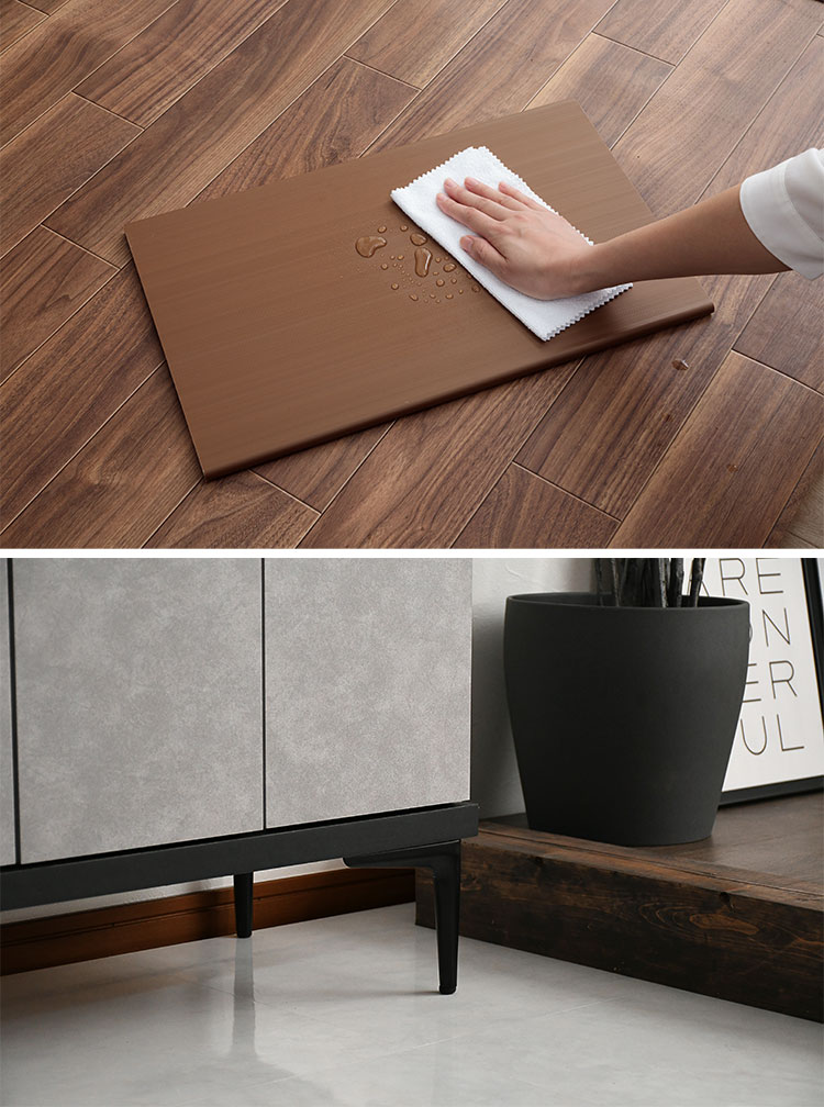 下駄箱 靴箱 国産 日本製 大川家具 幅75cm ロータイプ シューズ