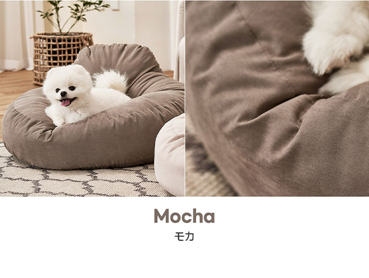roomnhome もっちり犬クッション Mサイズ ビーンバッグ ペット