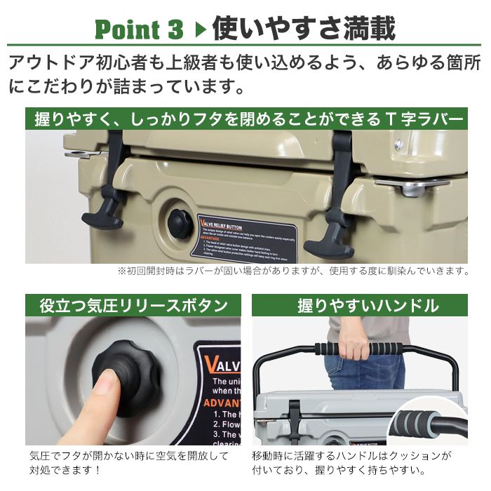 クーラーボックス 18.9L ハードクーラーボックス クーラーBOX